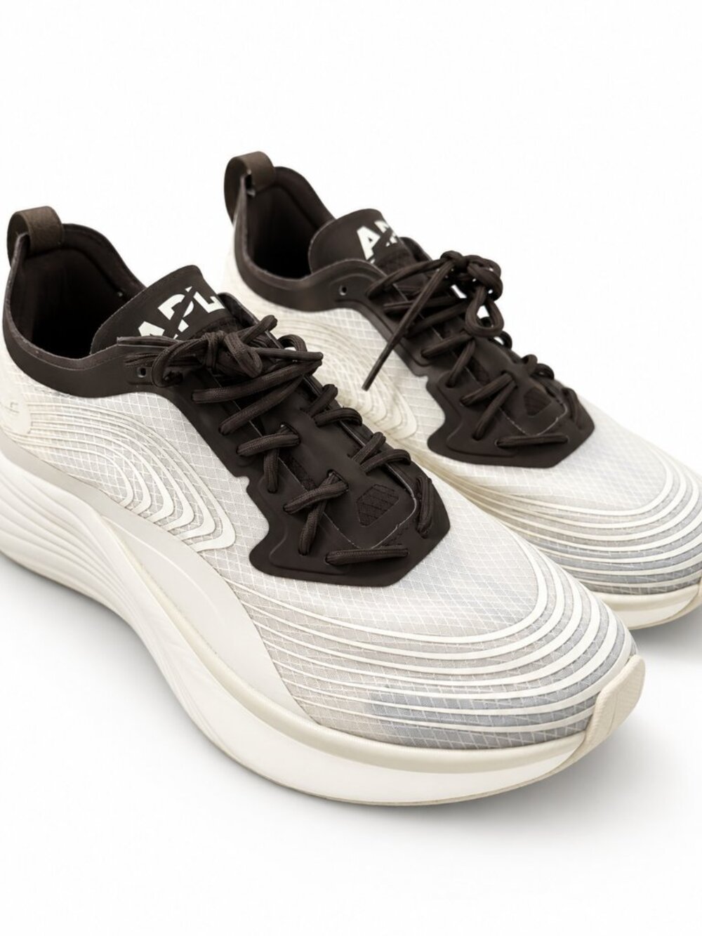APL Streamline W Running Shoes Women's Size 9 White Brown Athletic Propulsion La
